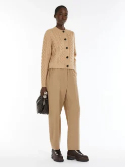 Comfort-fit flannel trousers