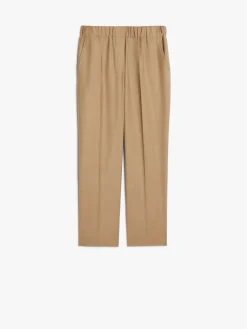 Comfort-fit flannel trousers