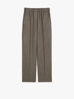Comfort-fit flannel trousers