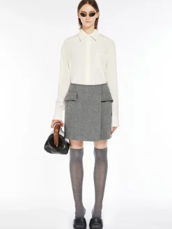 Comfort-fit silk shirt