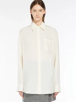 Comfort-fit silk shirt