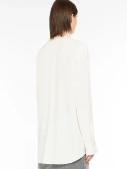 Comfort-fit silk shirt