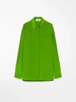 Comfort-fit silk shirt