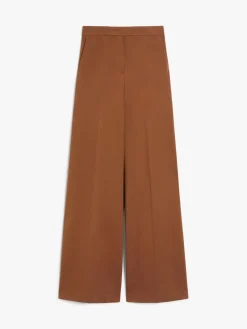 Compact jersey trousers