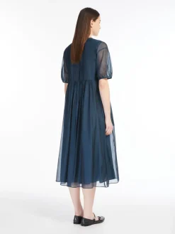 Cotton and silk organza dress