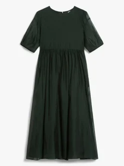 Cotton and silk organza dress