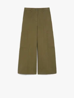 Cotton canvas trousers