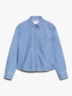 Cotton denim shirt