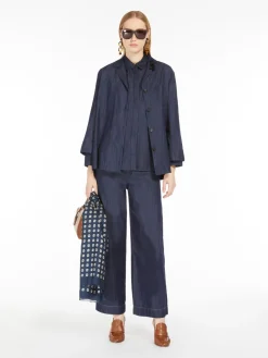 Cotton denim shirt