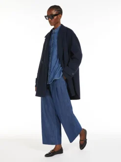 Cotton denim shirt