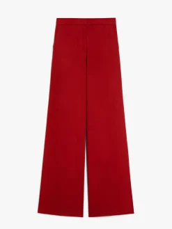 Cotton drill straight trousers
