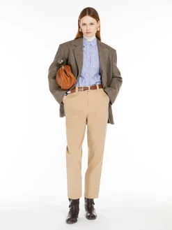 Cotton drill trousers