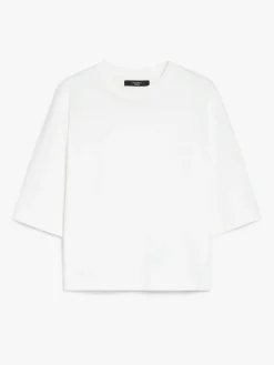 Cotton jersey and viscose T-shirt