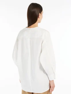 Cotton poplin blouse