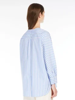 Cotton poplin blouse