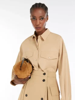 Cotton poplin shirt