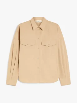Cotton poplin shirt