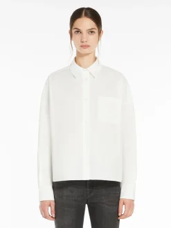 Cotton poplin shirt