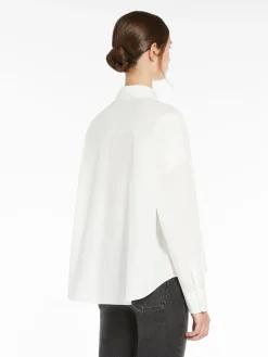Cotton poplin shirt