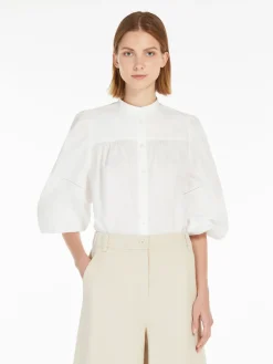 Cotton poplin shirt