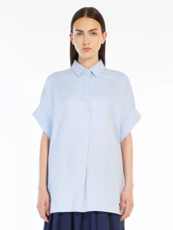 Cotton poplin shirt