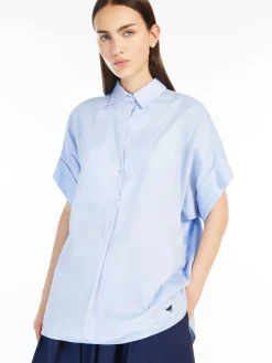 Cotton poplin shirt