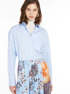 Cotton poplin shirt