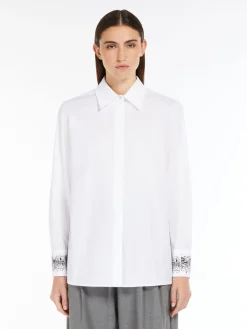 Cotton poplin shirt