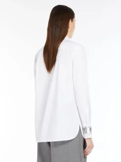 Cotton poplin shirt