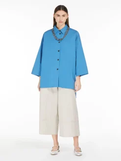 Cotton poplin shirt