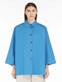 Cotton poplin shirt