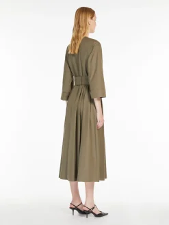 Cotton shirt dress