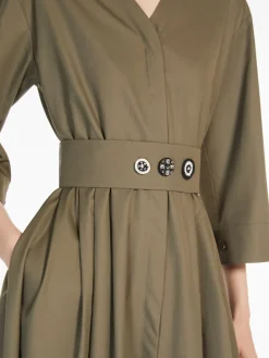Cotton shirt dress