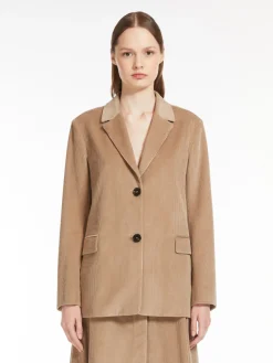 Cotton velvet jacket
