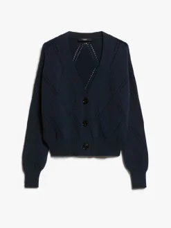 Cotton V-neck cardigan
