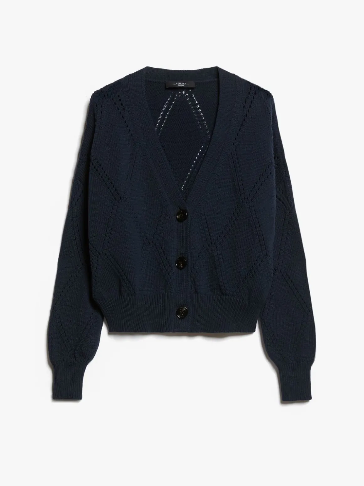 Cotton V-neck cardigan
