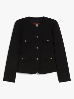 Cropped cady jacket