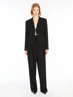 Cropped cady jacket