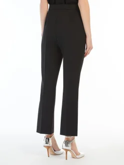 Cropped sablé trousers