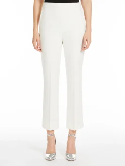 Cropped sablé trousers