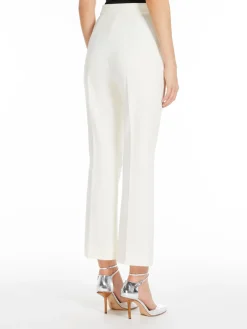 Cropped sablé trousers