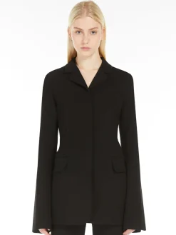Crêpe jersey blazer