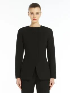 Crêpe jersey jacket