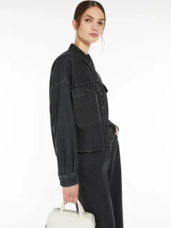 Denim boxy shirt