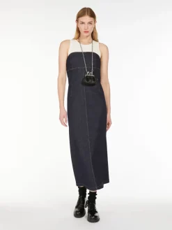 Denim bustier dress