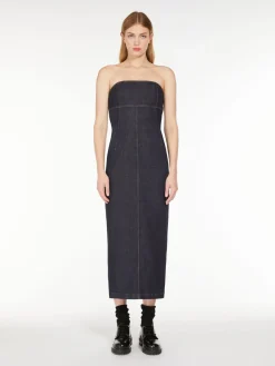 Denim bustier dress