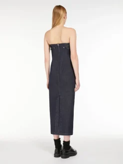 Denim bustier dress