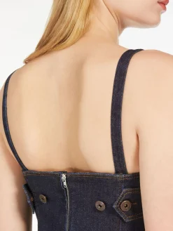Denim bustier dress
