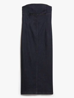 Denim bustier dress