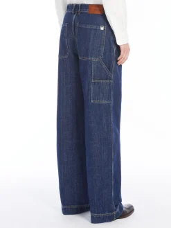 Denim cargo jeans